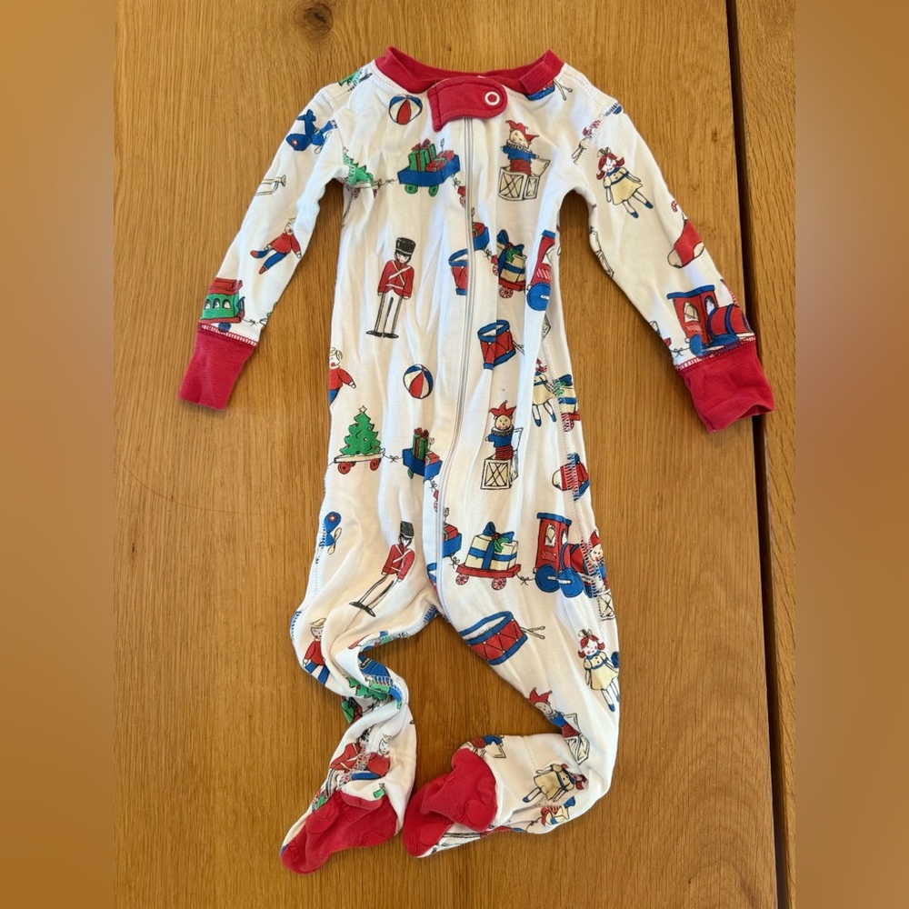 The Beaufort Bonnet Company Christmas footie pajamas size 6-12m